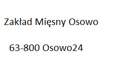 Zakład Mięsny Osowo